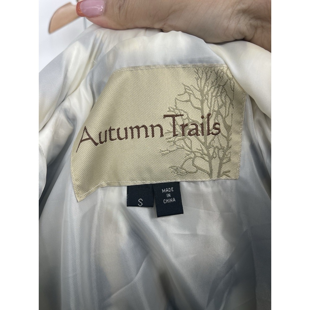 Vtg Autumn Trails Rabbit Faux-fur Coat Size S - Picture 2 of 8